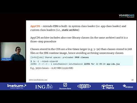 [VDBUH22] Ionut Balosin - Techniques for a faster JVM start-up