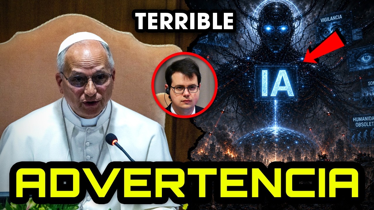La TERRIBLE ADVERTENCIA del Papa sobre la IA y el OSCURO futuro de la Humanidad