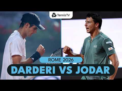 Insane Late-Night Marathon Match 🥵 | Rafa Jodar vs Luciano Darderi Rome 2026 Highlights