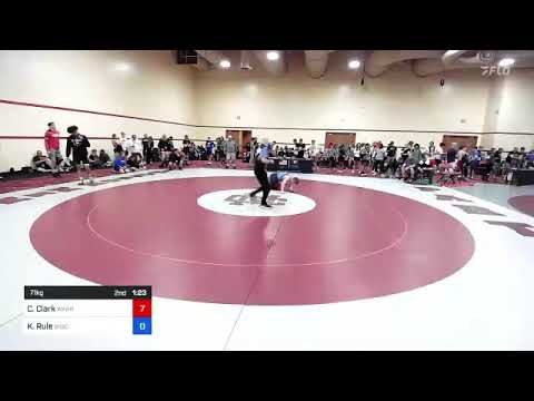 71 Kg Rnd Of 64 - Cameron Clark, Warrior Regional Training Center Vs Kade Rule, Wisconsin 749e