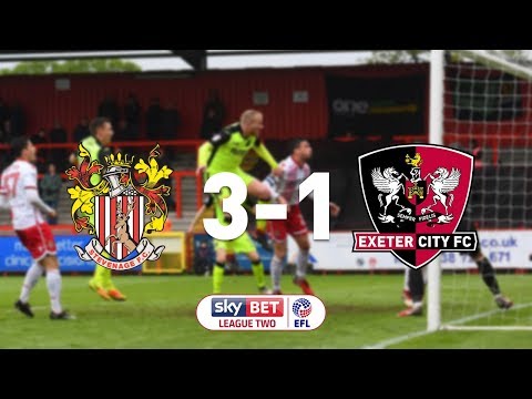 Stevenage 3 Exeter City 1 (28/4/18) EFL Sky Bet League 2