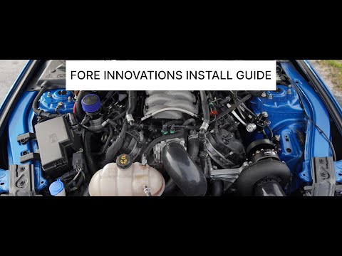 S550 Mustang Fore Innovations install GUIDE!