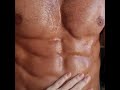 Rubbing Oil on Bodybuilders before contest