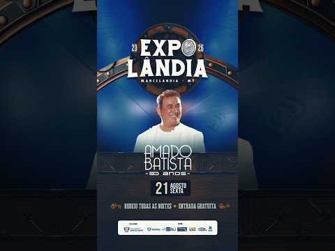 Amado Batista Desligue a luz e o telefone Marcelândia Mato Grosso   2026