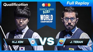 Qualification - Haeng Jik KIM vs Javier TERAN (73rd World Championship 3-Cushion)