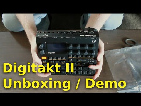 Elektron Digitakt 2 Unboxing and Demo (first play)