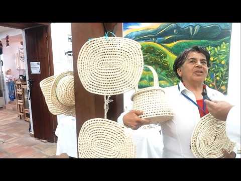 Iraca, artesanías en Vélez, Santander.