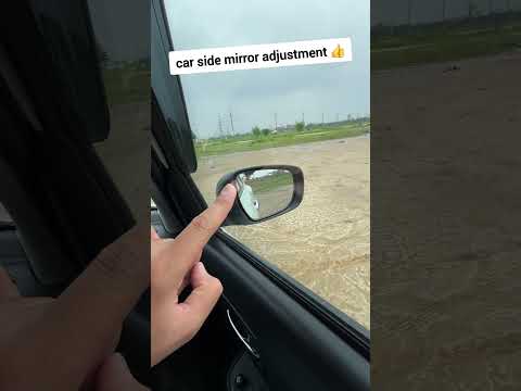 car ke side mirror kaise set kare | car side mirror adjustment | #wagonoctane #shorts