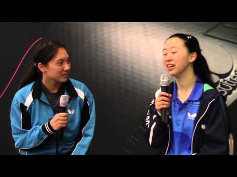 2016 Butterfly Arnold Table Tennis Challenge Angela Guan Interview