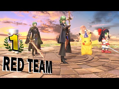 Super Smash Bros. Ultimate × Tokyo Mew Mew Power Team Smash Victory Pose Female Byleth