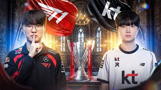 T1 VS KT🔥REMATCH DE LA FINALE DES WORLDS !