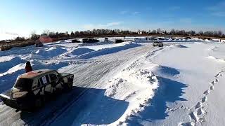 Winter drift and FPV drone