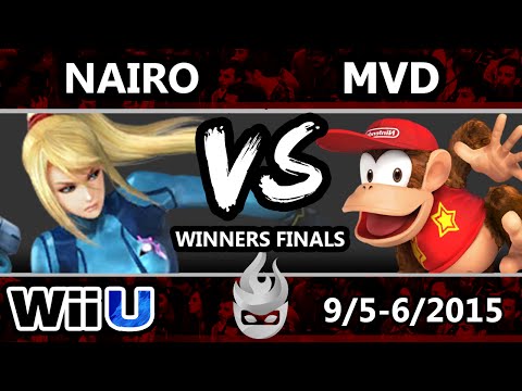 Paragon LA 2015 - Nairo (Zero Suit Samus) Vs. MVD (Diddy Kong) - Winners Finals - Smash Wii U