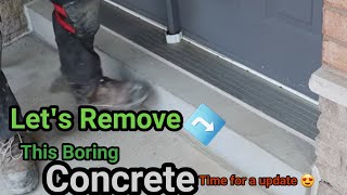 How To Install A door Sill, Concrete still installtion