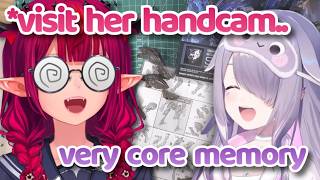Biboo recalled her core memories when IRyS visits her Steel Haze handcam stream