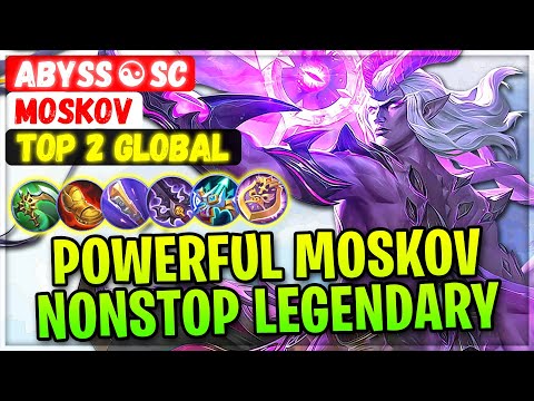 Powerful Moskov Nonstop Legendary [ Top 4 Global Moskov ] Abyss☯SC - Mobile Legends Emblem And Build