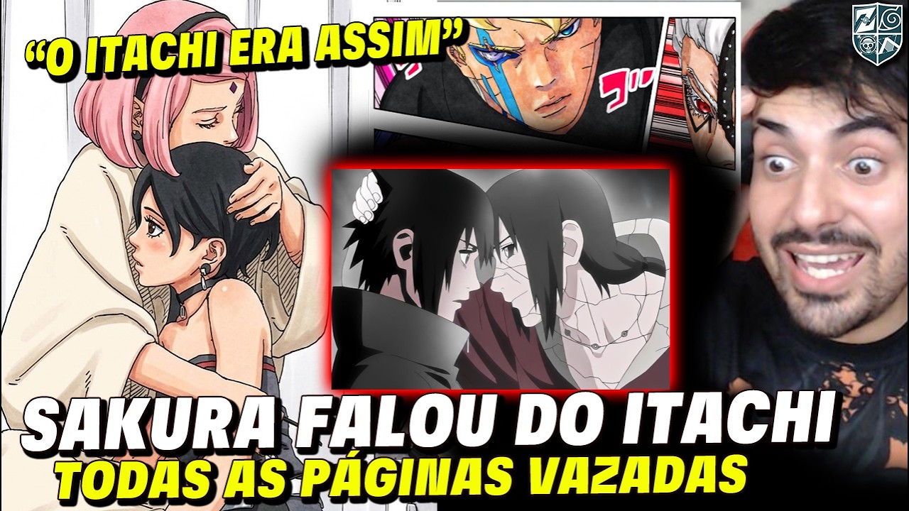 A SAKURA FALOU DO ITACHI! OS SPOILERS ESTÃO INSANOS - BORUTO TBV 34 PÁGINAS VAZADAS - fred animes