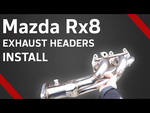 Mazda rx8 header install  | How to install Rx8 Headers