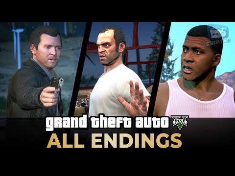 GTA 5 PS5 - All Endings (Final Missions)