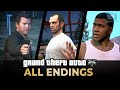 GTA 5 PS5 All Endings Final Missions