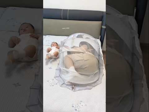 Husband Sleeping In Baby Small Bed 😂 ~ #facts #doonakdrama