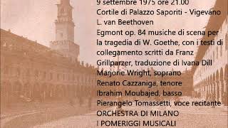 L. van Beethoven Egmont op. 84 musiche di scena