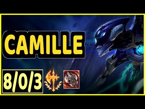 B4DD (CAMILLE) - 8/0/3 KDA GAMEPLAY - BR Ranked DIAMOND
