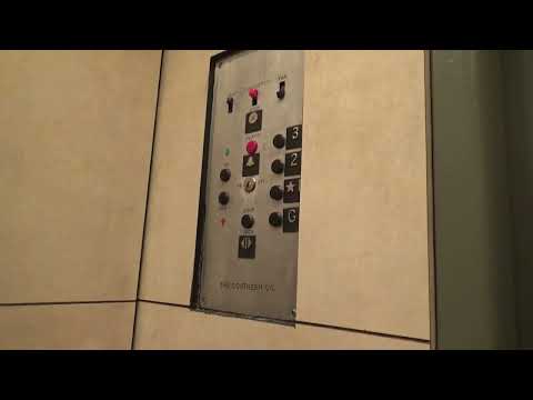 Vintage 1957 Southern Co. Hydraulic Elevator - The Deerfield Building - Memphis, TN
