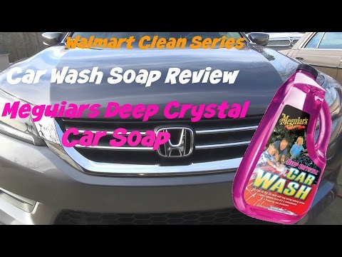 Walmart Clean Series review of Meguiars Deep Crystal car soap