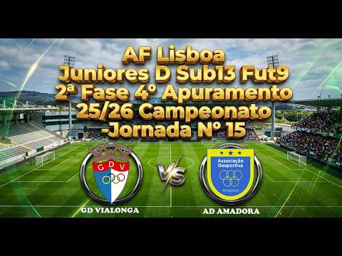 AF Lisboa Juniores D Sub13 Fut9 2ª Fase 4º Apuramento 25/26 Campeonato Jornada 15