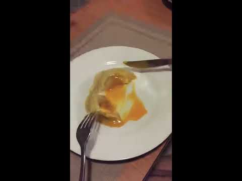 The great egg yolk ravioli - Luxury Private Chef - pasta skills