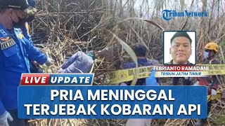 Petani Tewas Terjebak Kobaran Api, Niat Bakar Bunga Tebu Miliknya di Desa Candimulyo Madiun