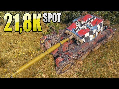 EBR 105: 21,8k spot damage  - World of Tanks