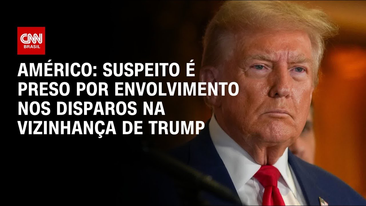 Américo: suspeito é preso por envolvimento nos disparos na vizinhança de Trump | Agora CNN