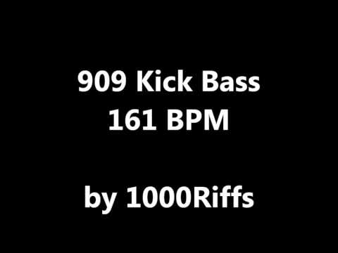 909 Kick Bass Drum : 161 BPM - Beats Per Minute