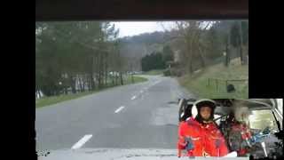 preview picture of video 'Pflug Ákos - Dávid Máté Lada 2107 A1,6 2015.03.22 A123 Teszt Rallye Orfű Gy3'