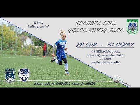 FK ODR Novi Sad - FK DERBY Novi Sad - G2008 - U13