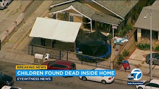 Mother detained after 3 children found dead in East LA | ABC7 video