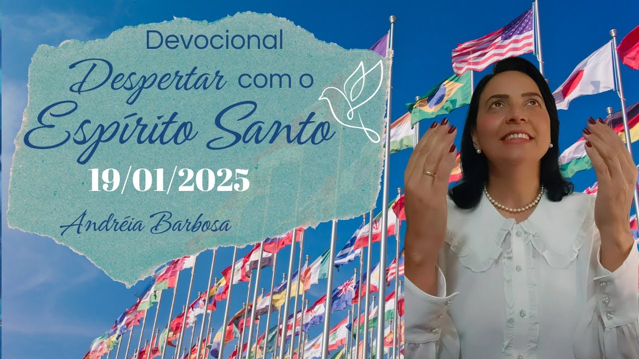 Devocional DESPERTAR COM O ESPÍRITO SANTO - 30/08/2024 | ALEGRIA SEMPRE | POR ANDRÉIA BARBOSA