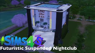 The Sims4 Building a Futuristic Suspended Nightclub