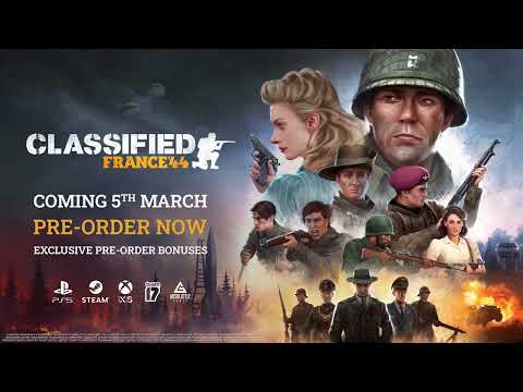 Classified: France '44 | Release Date Announcement Trailer thumbnail