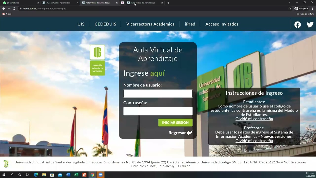 Induccion Aula Virtual de Aprendizaje Momento 3