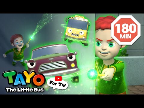 [3時間] まほうつかいと ちびっこバスたちの とくべつな ゆうじょう l 子供向けアニメ l ちびっこバス タヨ