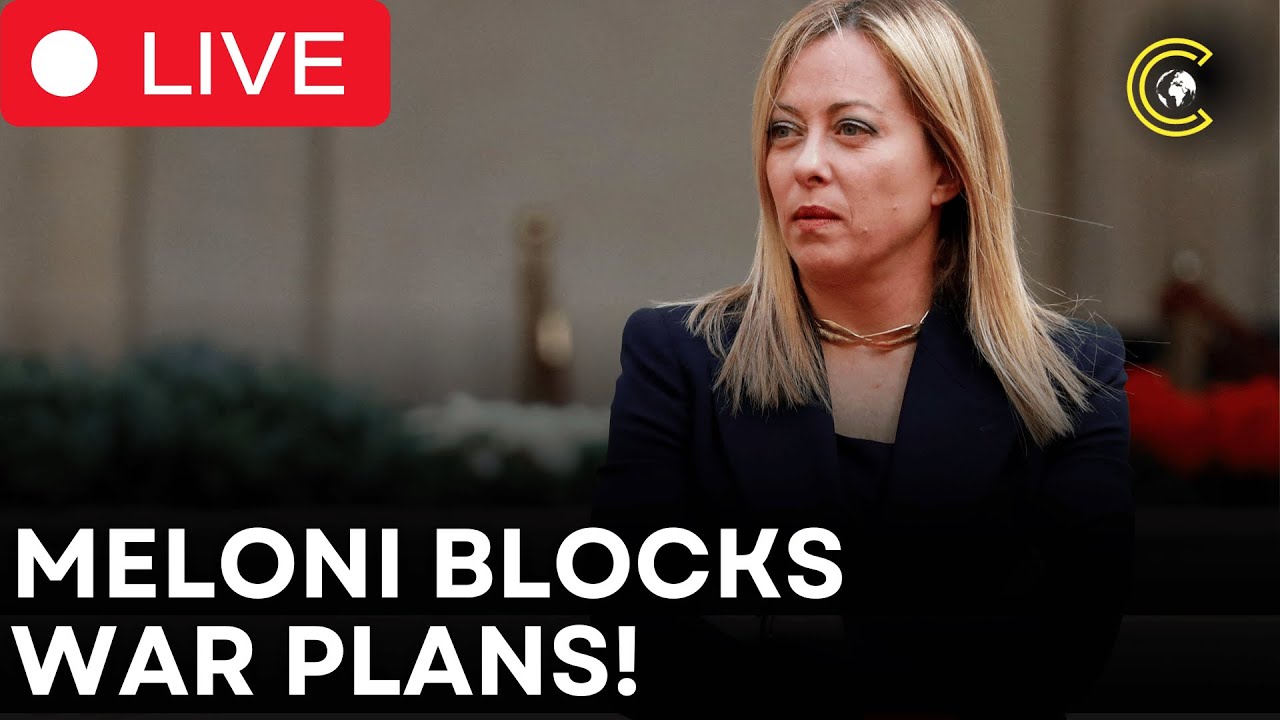 LIVE: Meloni Shuts Down Paris & London’s Ukraine Troop Plans—"Not With My Soldiers!" | CLRCUT