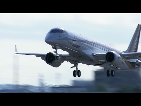 First Flight of Mitsubishi MRJ Airliner Leads to Program Delays – AINtv