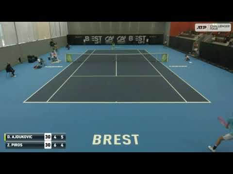 Duje Ajdukovic (CRO) vs Zcombor Piros (HUN) Brest challenger 2021 Q2