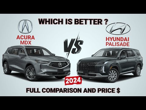 2024 Acura MDX vs 2024 Hyundai Palisade