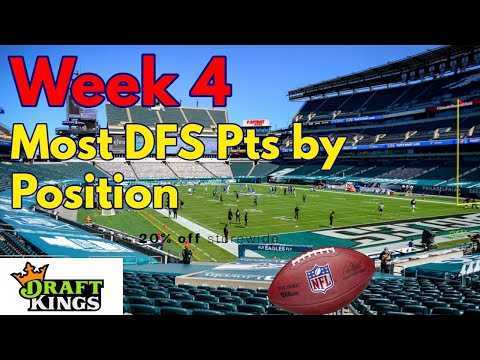 Week 4 NFL Week in review - Top DFS Performers by Position