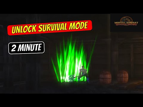 How to Unlock Survival Mode Mortal Kombat Shaolin Monks