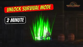 How to Unlock Survival Mode Mortal Kombat Shaolin Monks